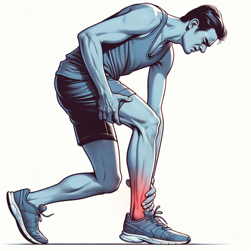 Section de l'aponévrose des gastrocnémiens au crochet à Paris