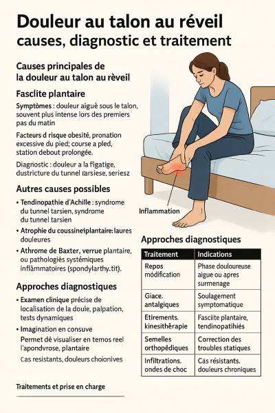 traitement de l'aponévrosite plantaire